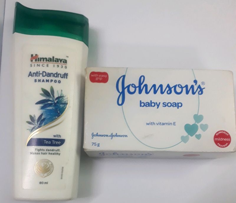 Johnson baby soap & Himalaya shampoo new brand