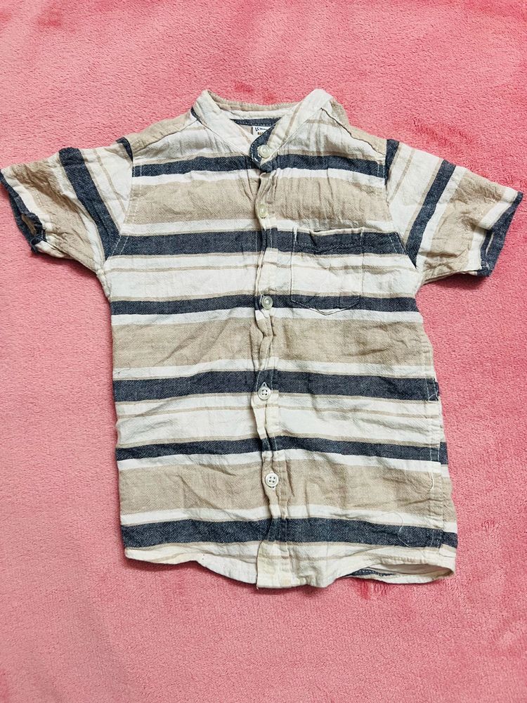 Boys Shirt 3-4 Years Linen