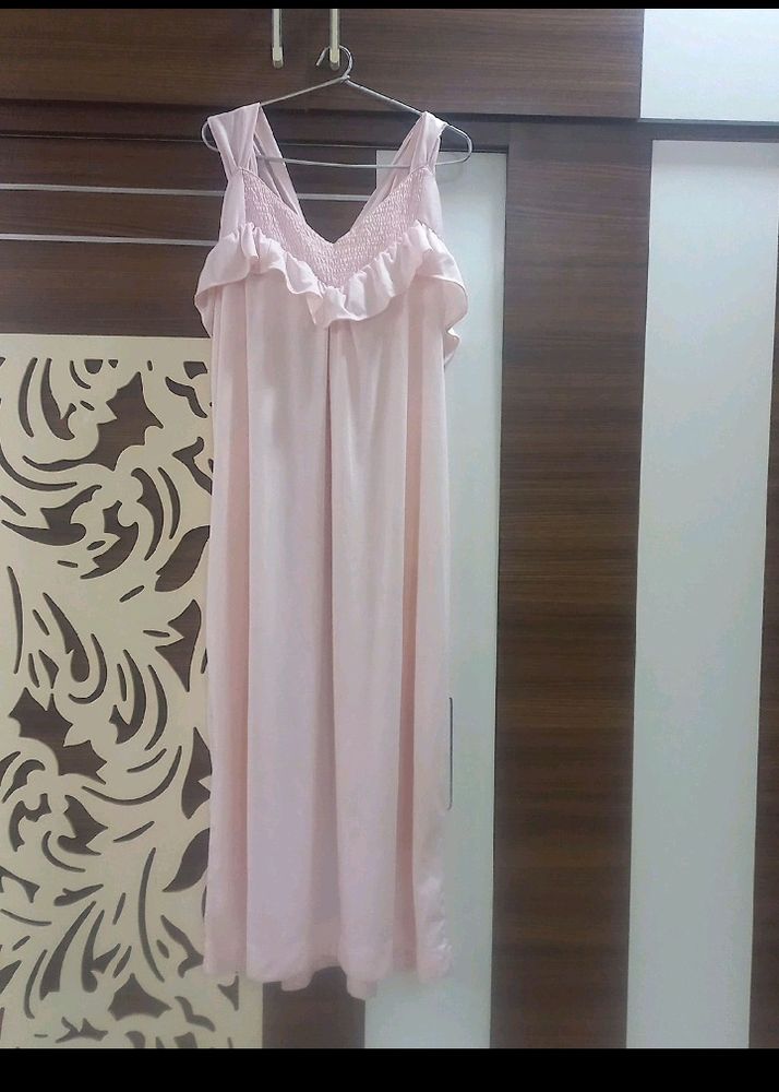 Sale Today Pink 2 Pcs NightGown