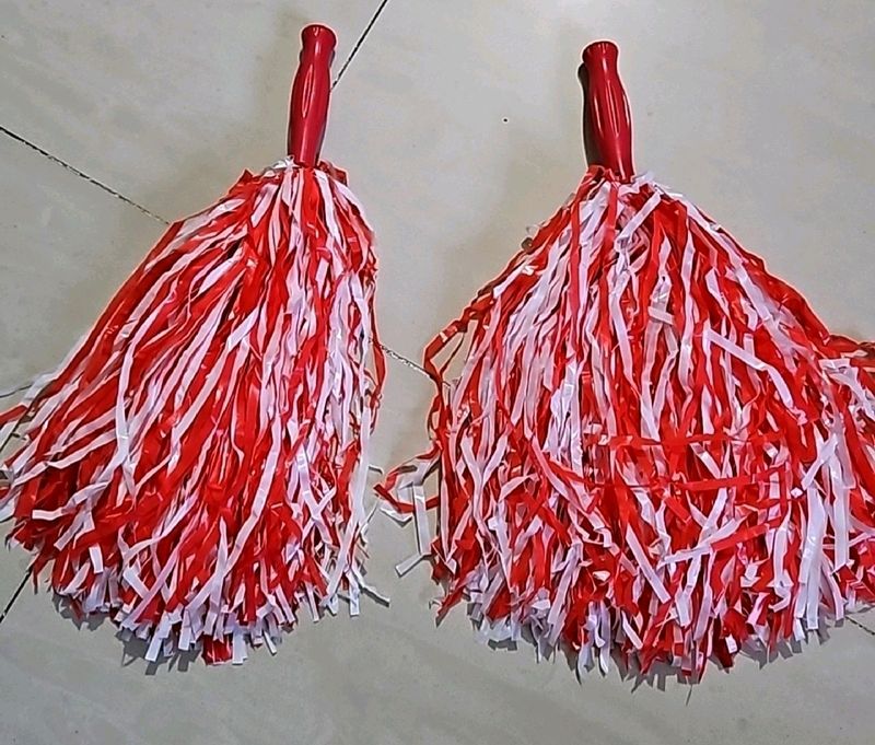 Red And White POM-POM for Kids