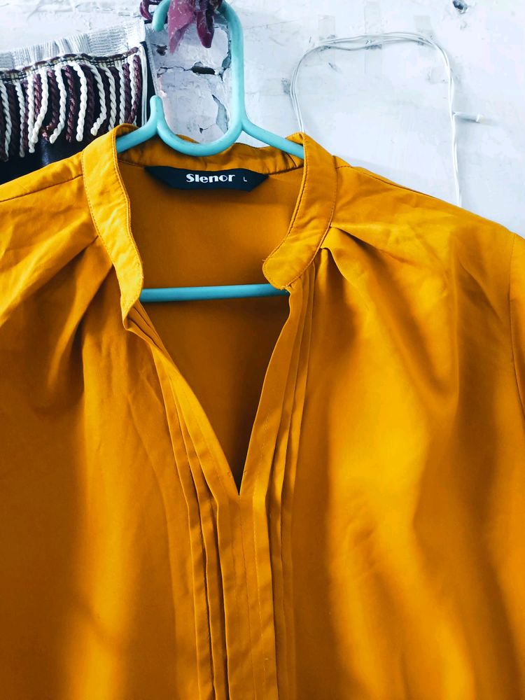 Formal Mustard Top...!!!