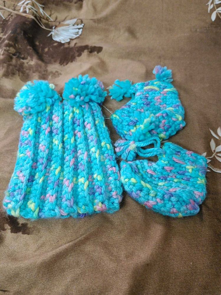 New Magic Needles Cap With Booties.