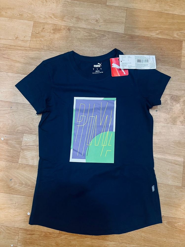 Original Puma Tshirt With OR Coad Scanner