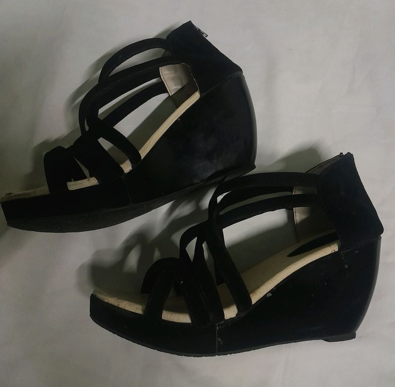 ZIPPER HEELS (WEDGES)