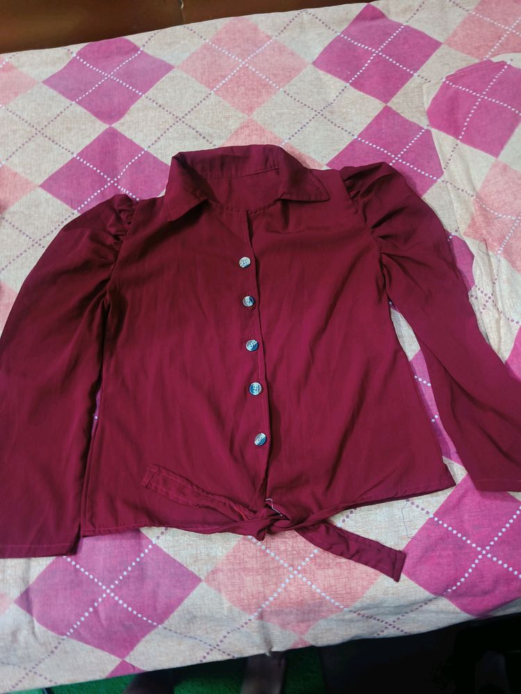 Maroon Shirt