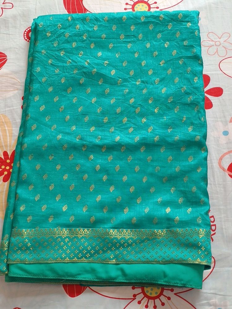 Beautiful Green Colour Saree