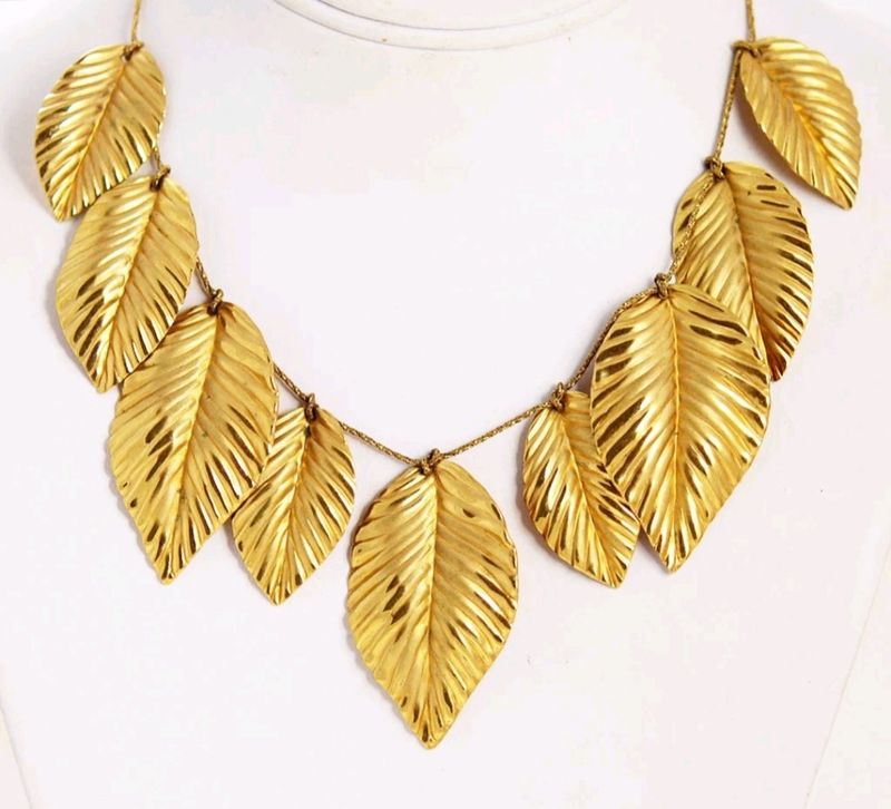 Golden Leaf Necklace