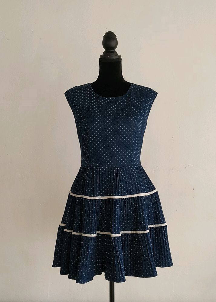 Vintage Sweet Polka Dot Skater Dress