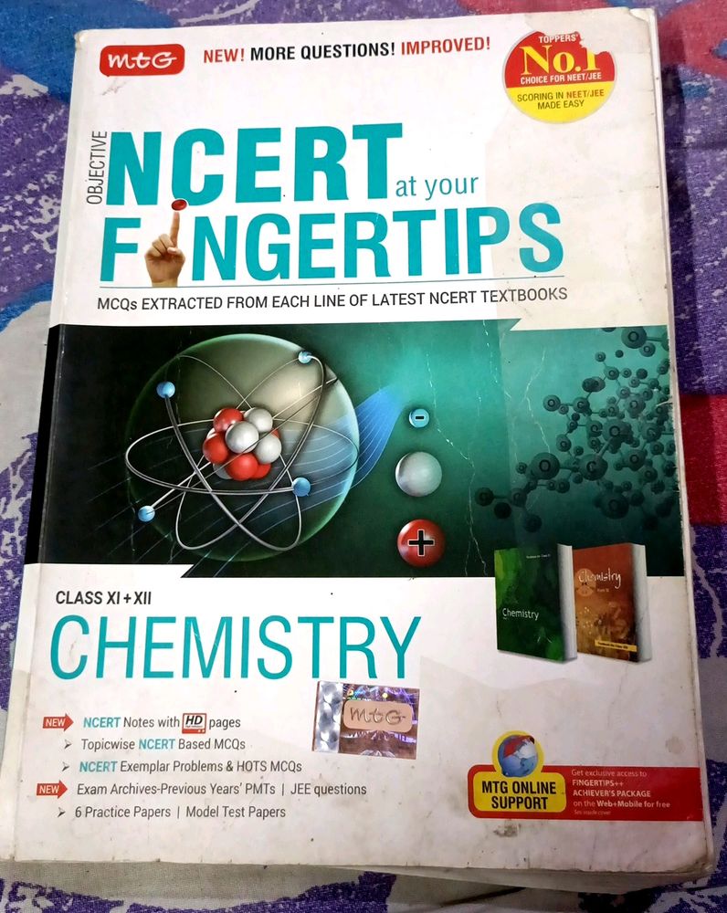 Ncert At Your Fingertips Class 11th+12th Chemistry