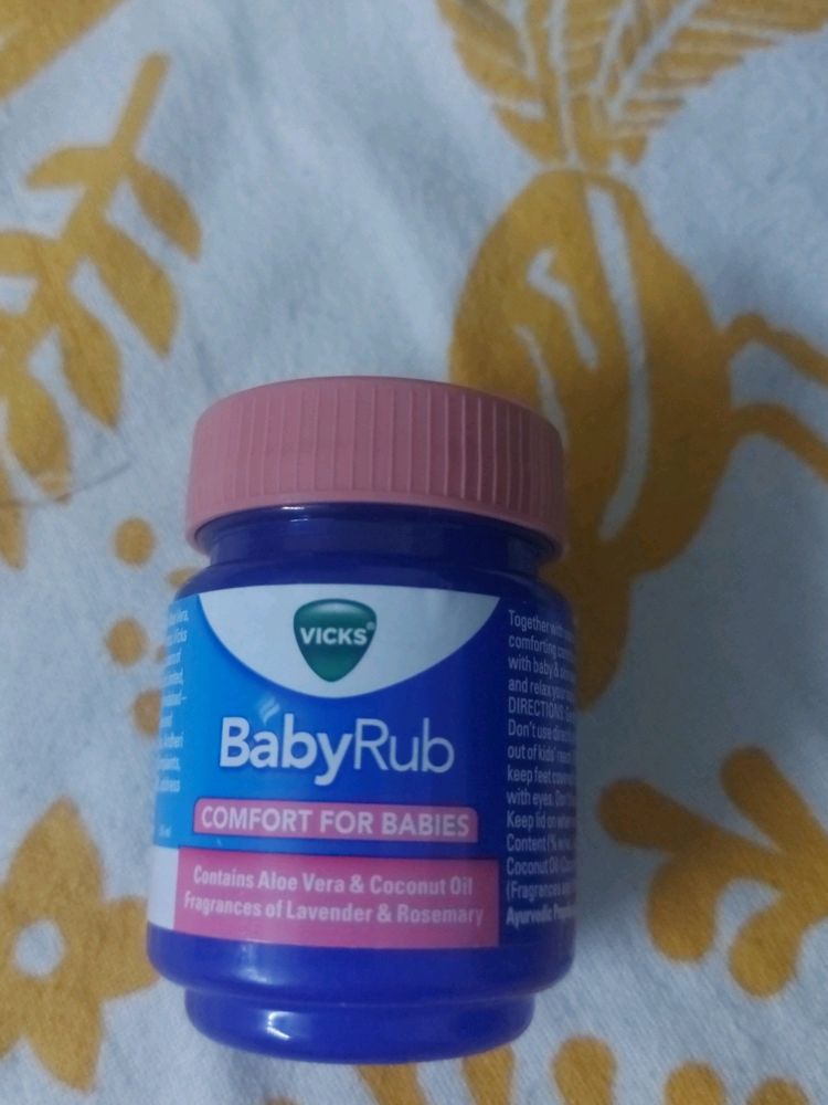 Baby Rub Vicks And Mosquito Fabric Roll