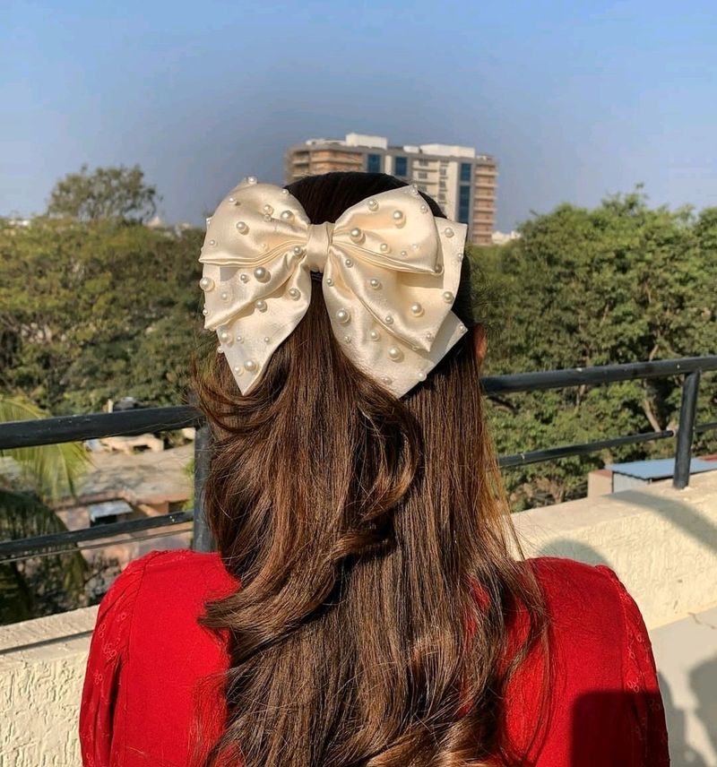 Three Layer Big Pearl Bow🦪💕