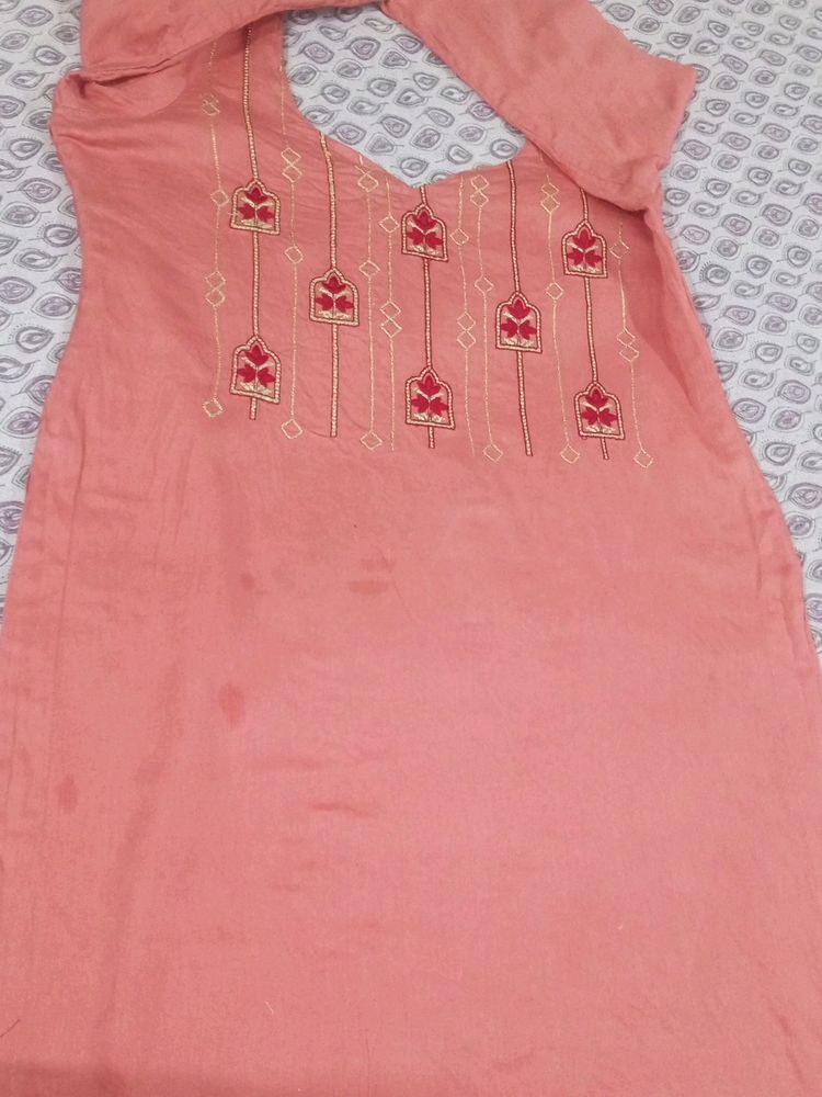 Cotton silk Kurti