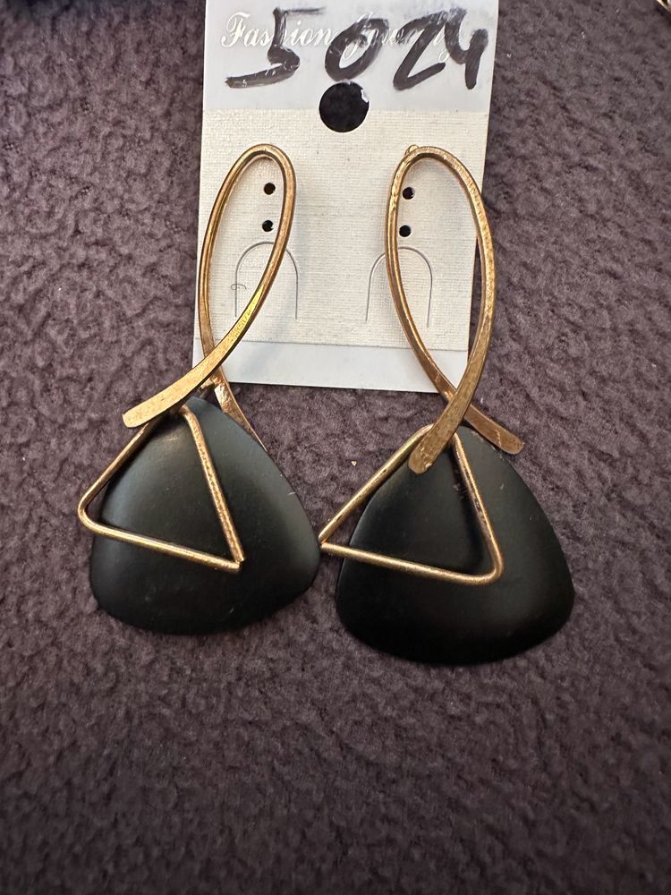 Black Colour Earrings