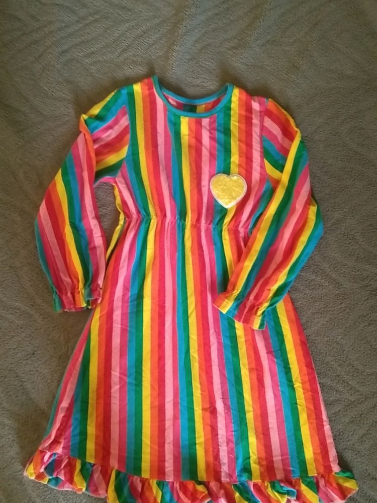 Rainbow 🌈 Dress For Kids