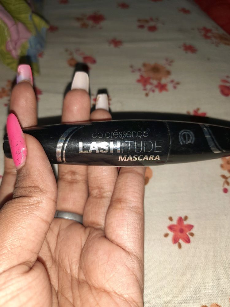 Colouressence LASHITUDE Mascara & Glam 21 combo for Kajal(Jet Black 🖤)