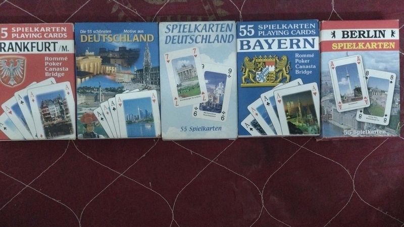 Pack Of 5 Germany Playing Cards