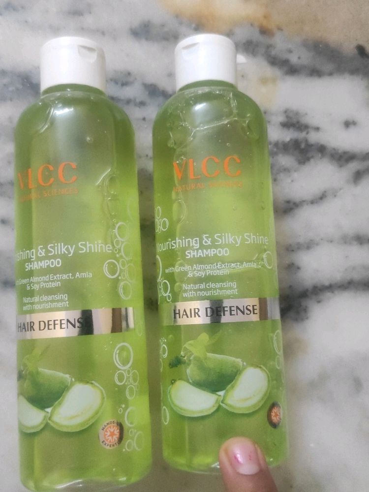 Vlcc Nourishing &silky Shampoo 300 Each Pack Of 2