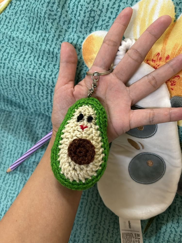 Avocado Keychain/bag Charm