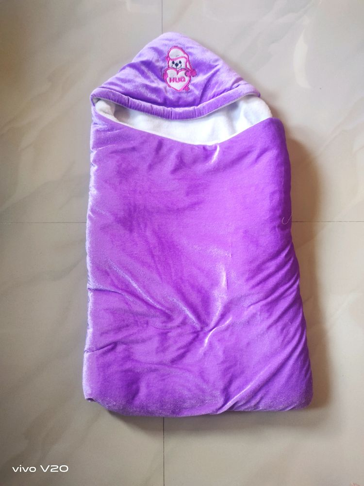 Beautiful Purpal Colour Baby Sleeping Bag😍