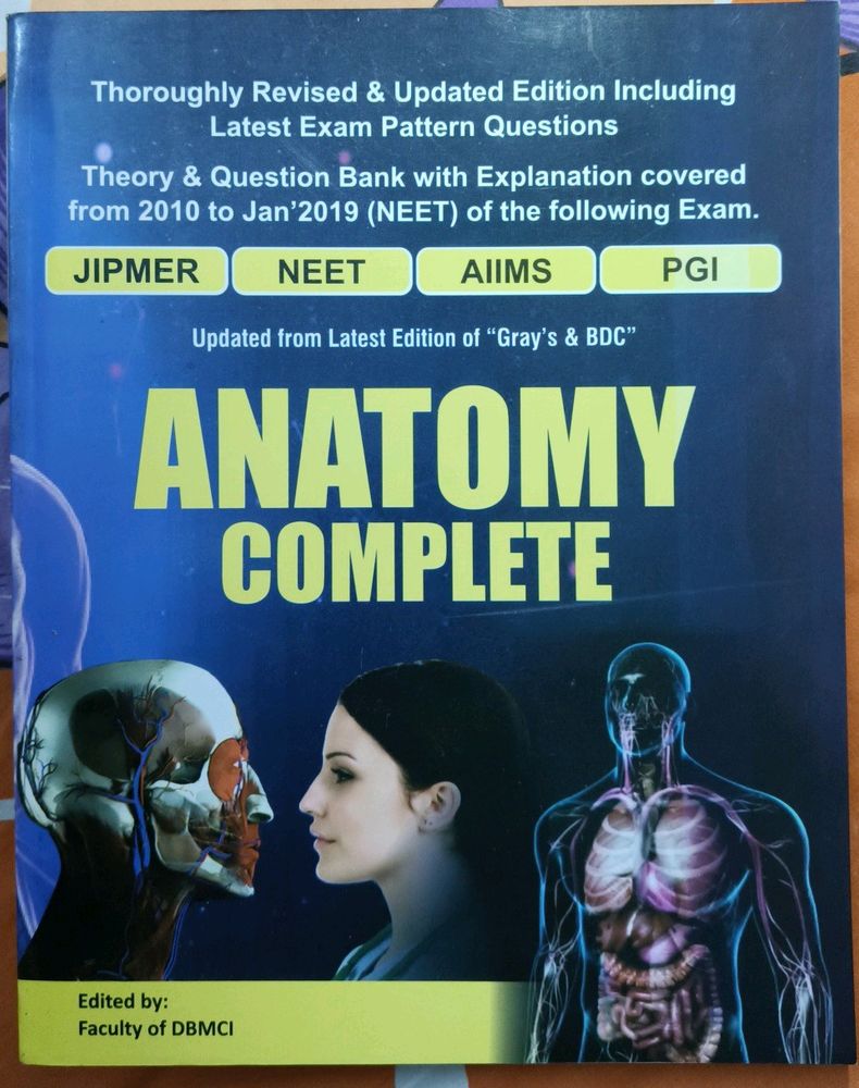 ANATOMY COMPLETE Book (Notebook + MCQ)