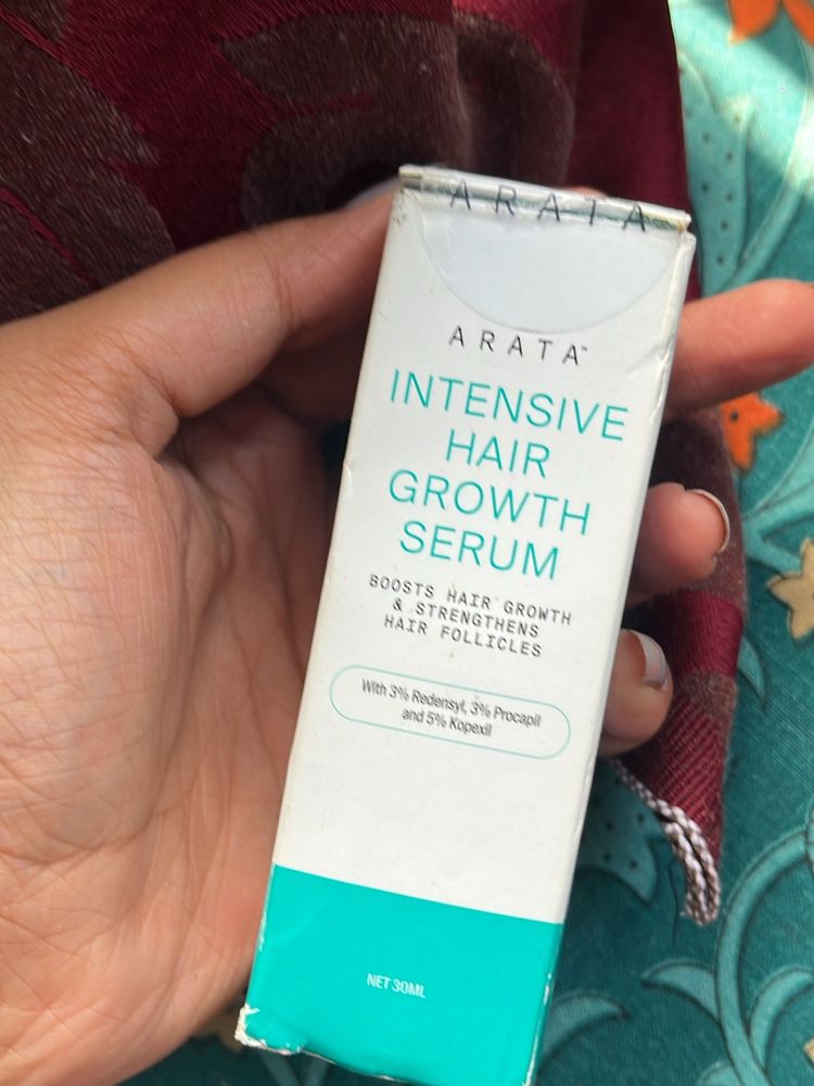 Arata intensive hair growth serum