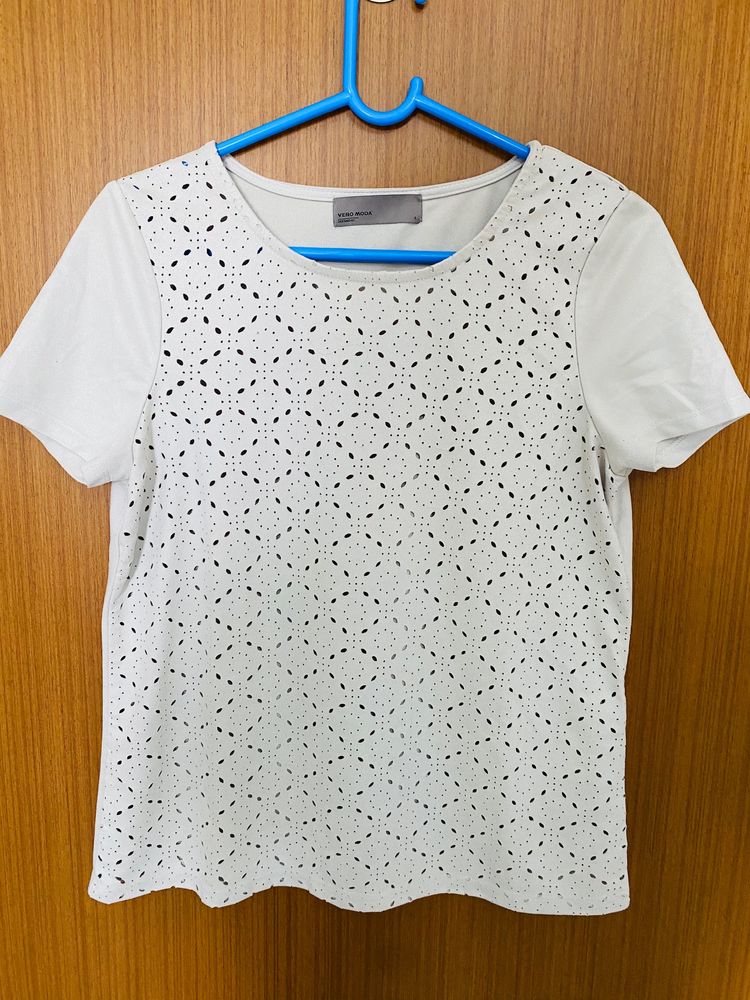 Vero Moda Original Cut-Work Top