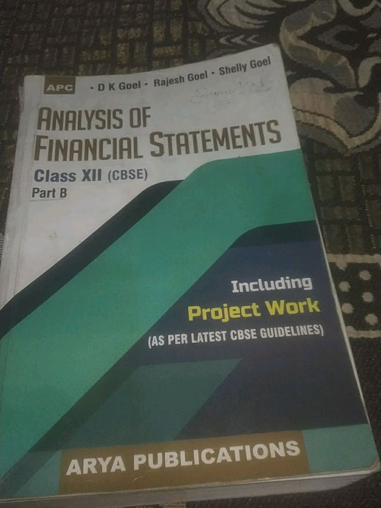 Analysis Of Financial Statements