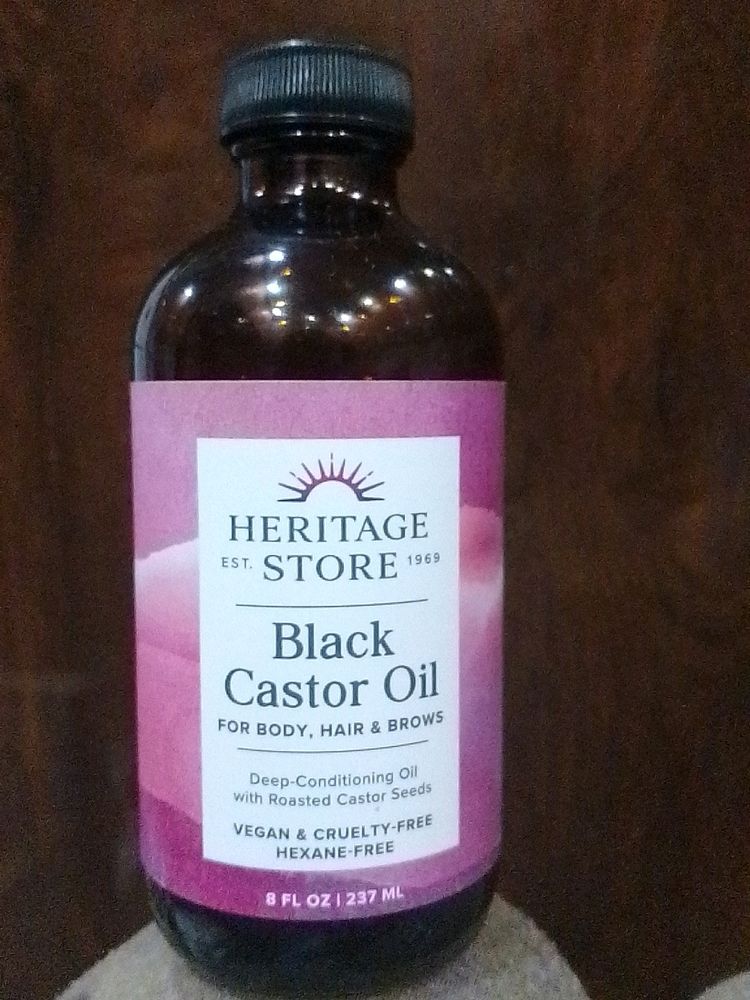 Heritage Store Black Castor Oil 237ml