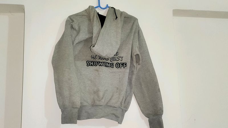 Grey Unisex Hoodie