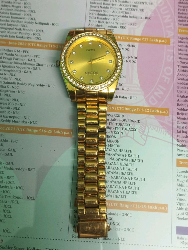 Man Golden Watch