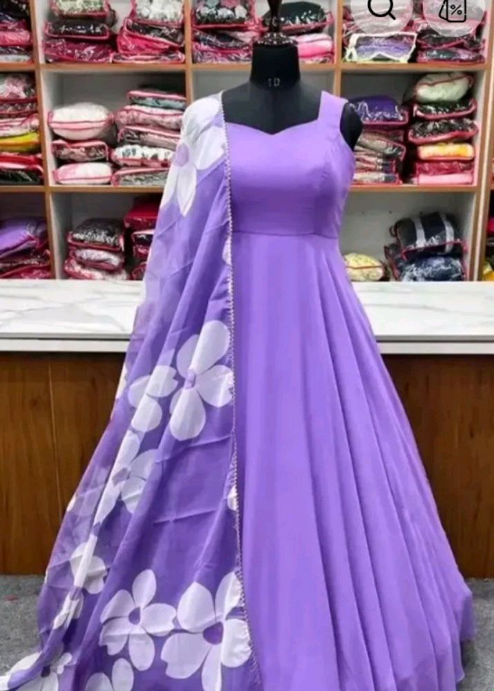 Attractive Georgette Gown