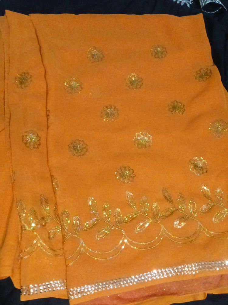 Orenge Saree