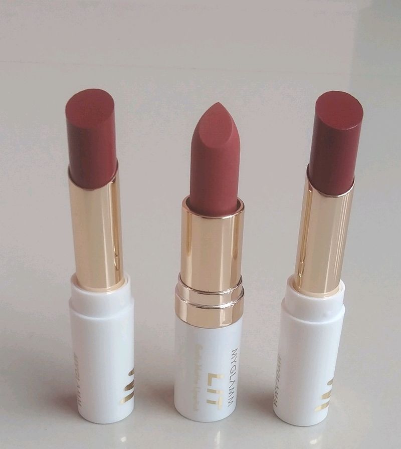 Combo Of 3 Lipstick