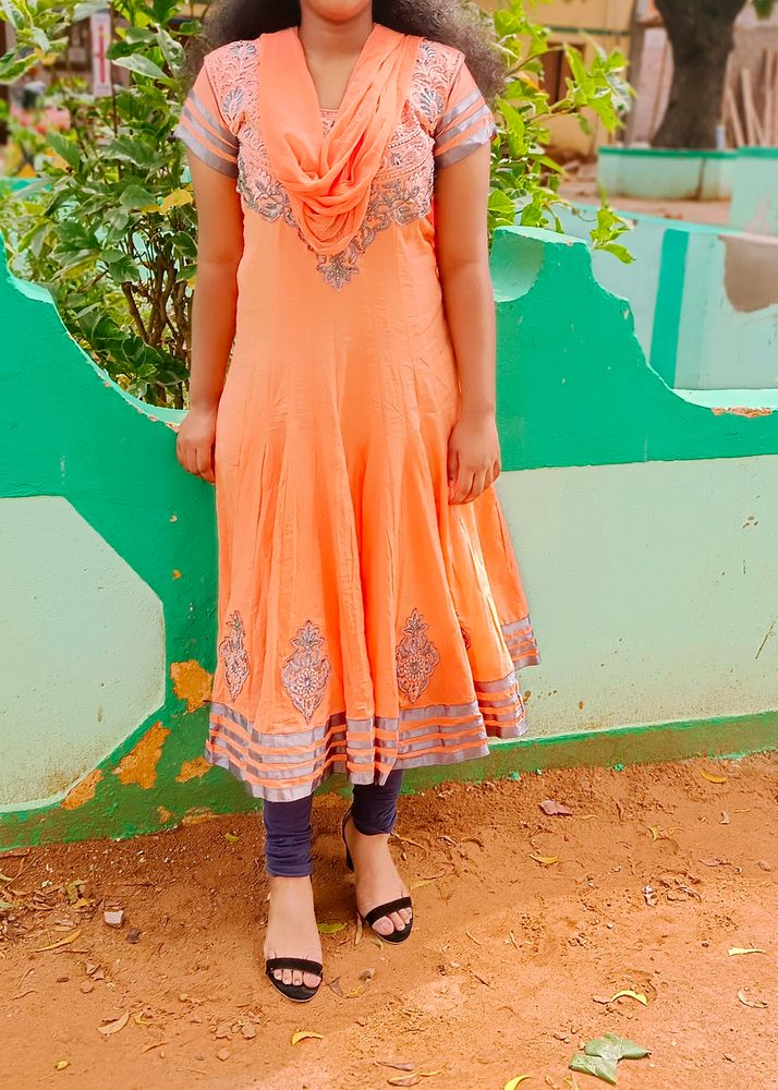 Anarkali Kurti With Dupatta