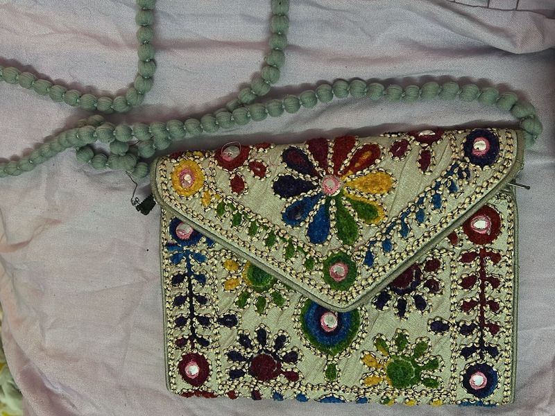 Jaipuri Sling Bag For Ethnic Wear