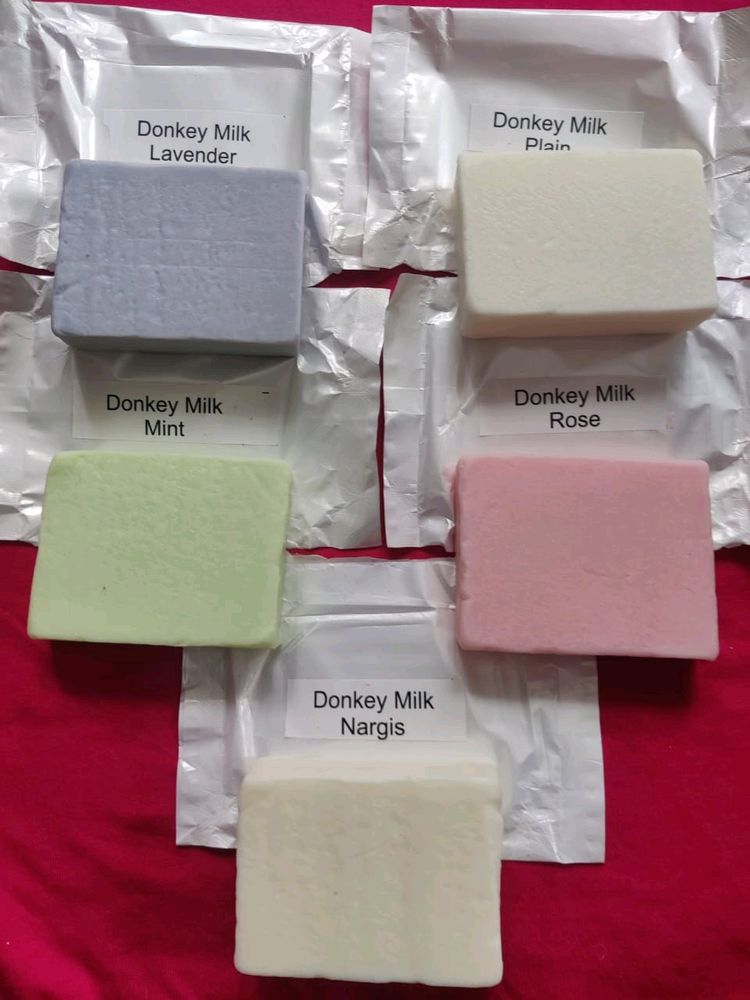 Homemade Donkey Milk Soaps