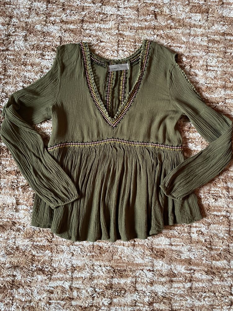 Vero Moda Olive Green Colour Top