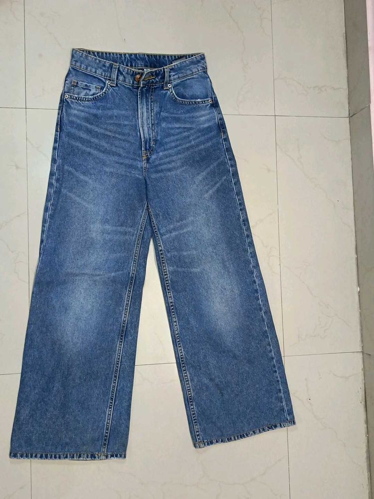 Wide High Jeans