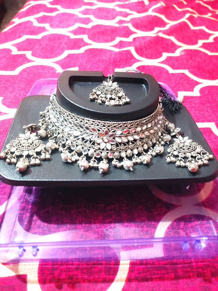 Oxidised Chokar Set New Product