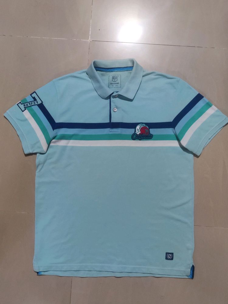 Teamspirit Stripes Polo Tshirt