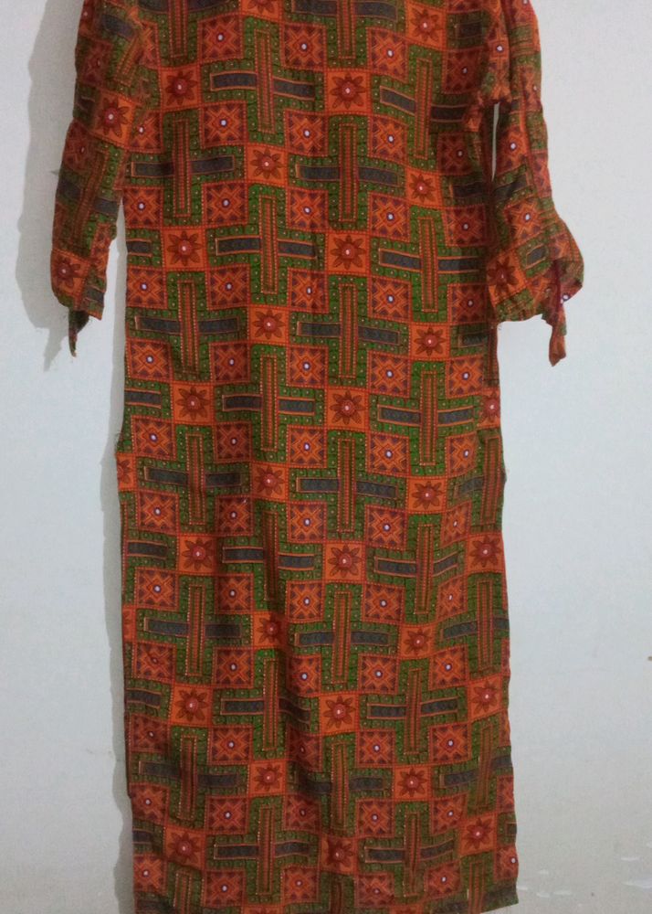 Printed Straight Kurta