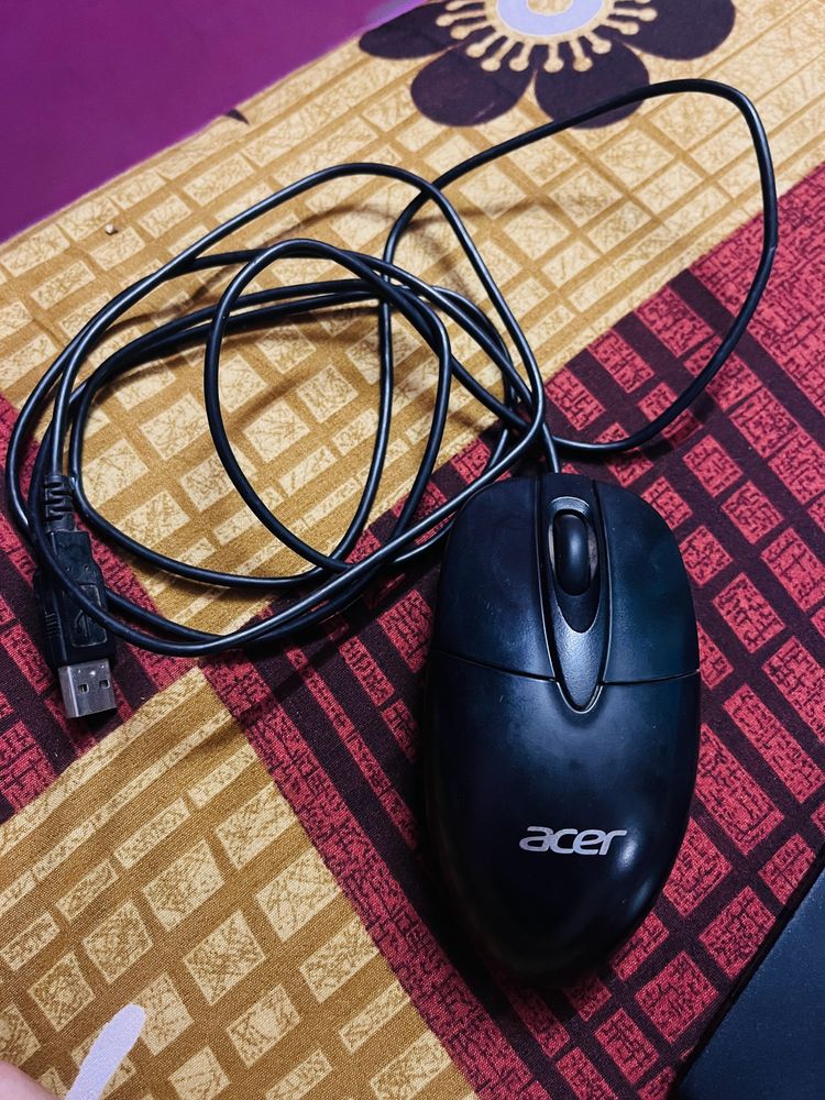 Acer Usb Mouse For Laptop / Desktop Very Good