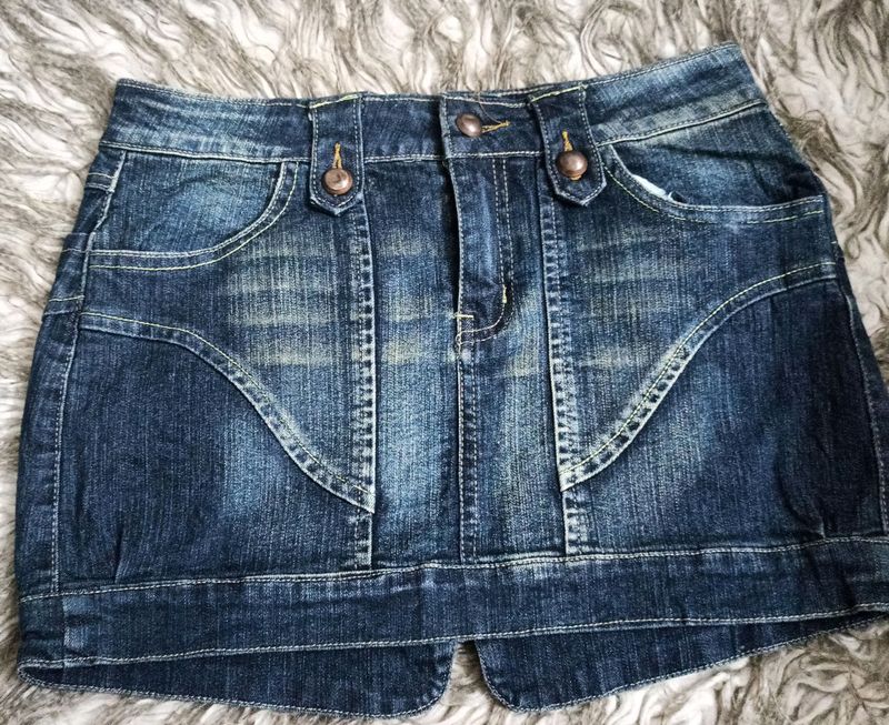 Mini Denim Skirt