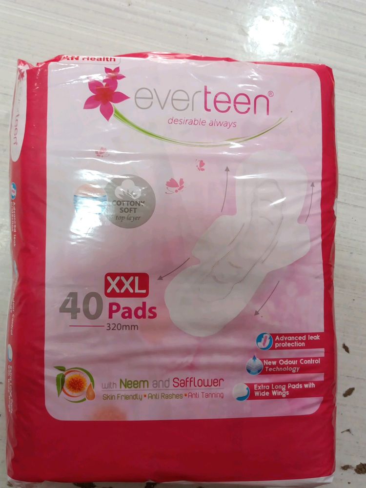 Everteen Sanitary Pad 40piece. XXL.