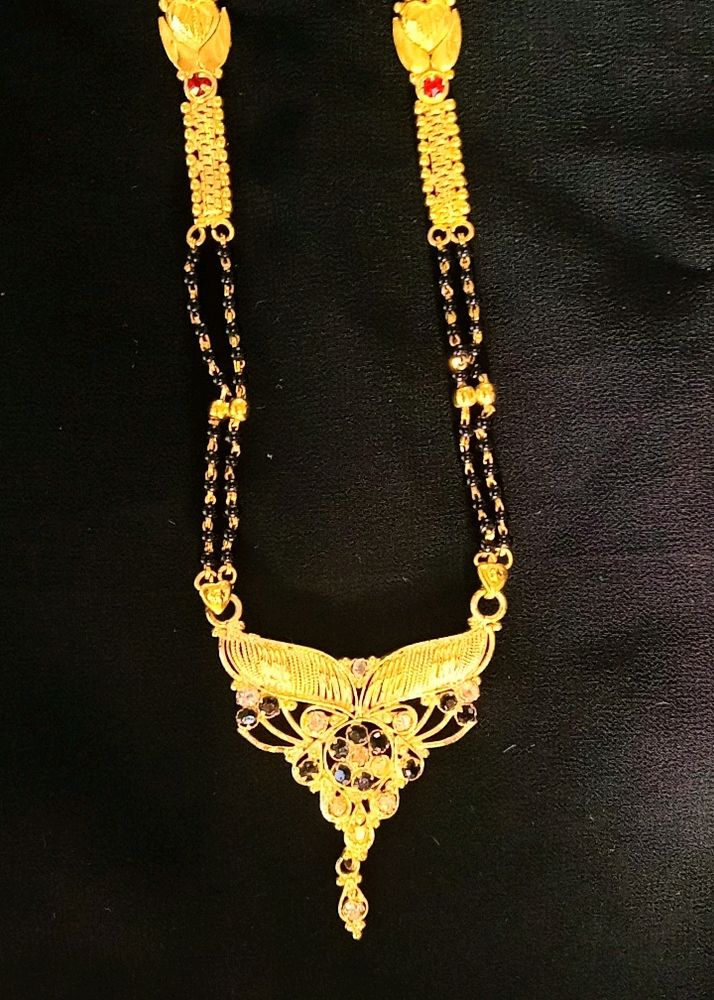 Long One Gram Gold Mangalsutra