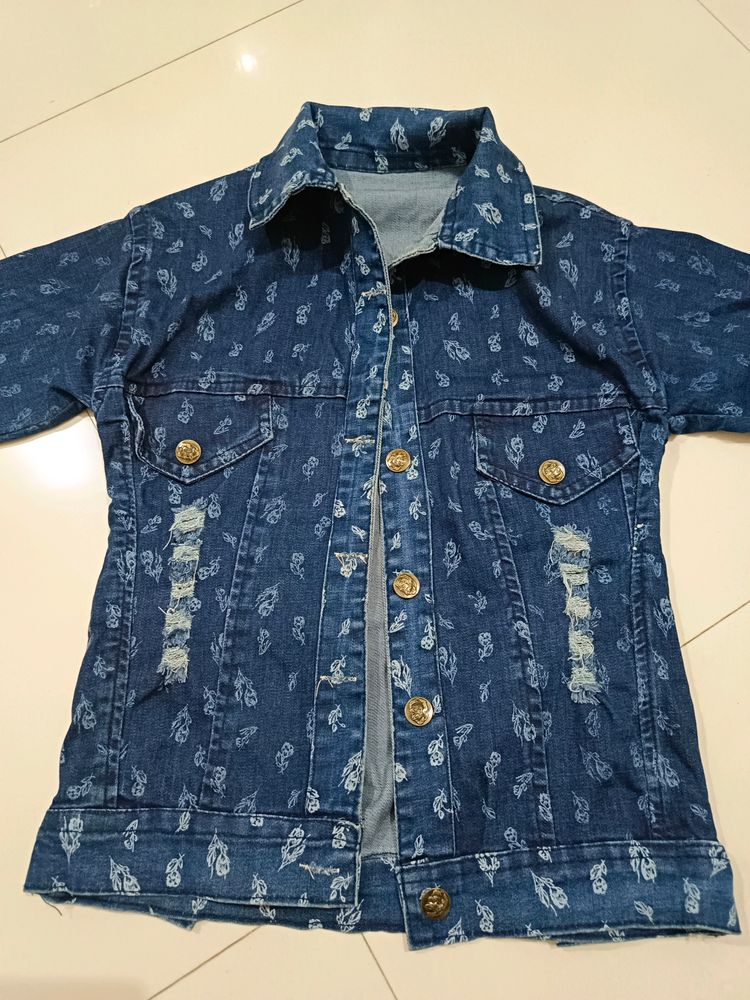 Denim Jacket For Girls!!!