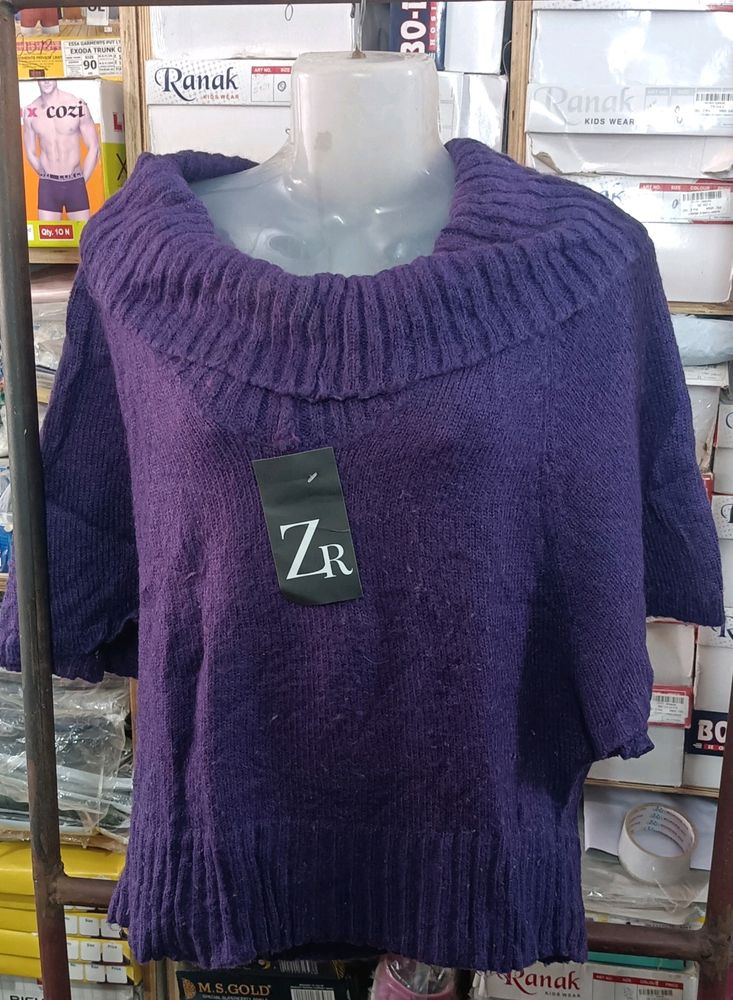 Ponchu Style Sweater