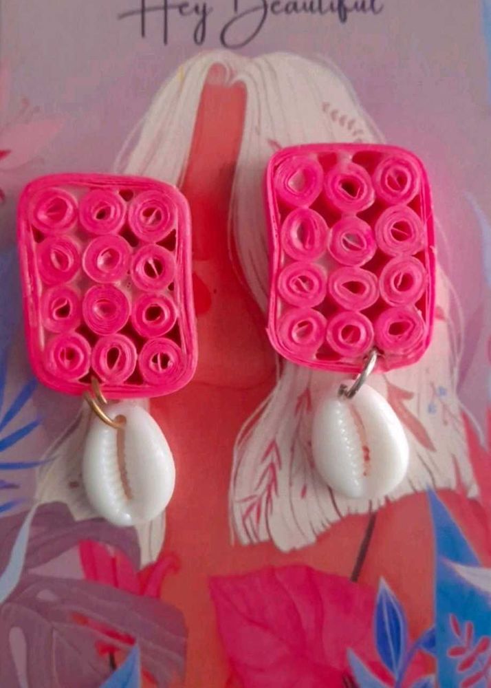 handmade quilling earrings