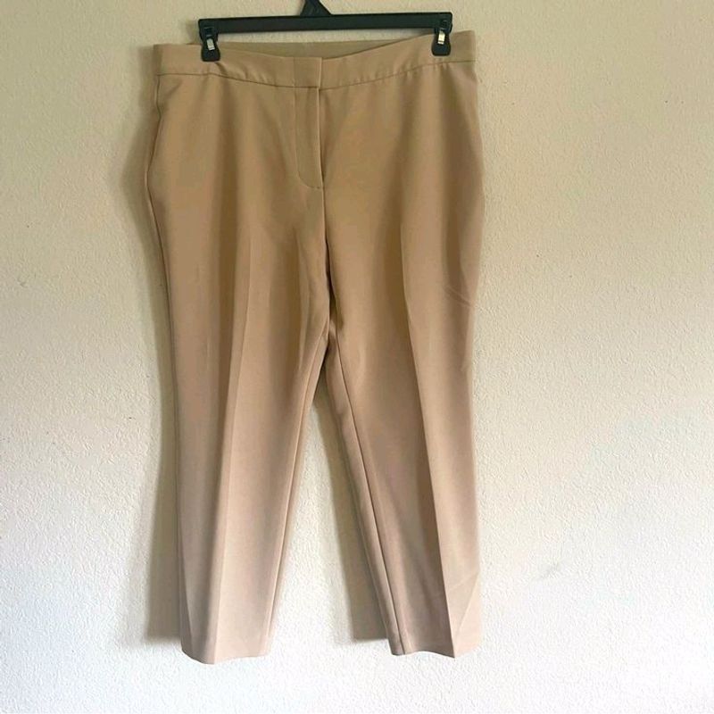 Khaki straight Fit pant For Women