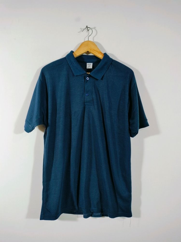 Drak Blue Casual T Shirt (Men's)